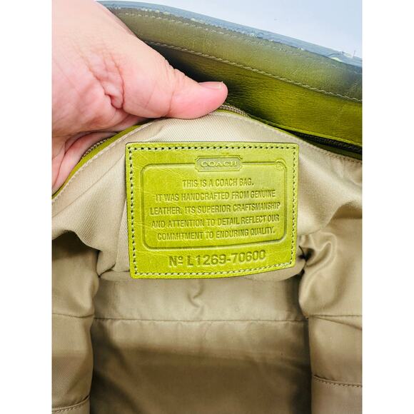 Coach MBK Leather Weekend Tote - Picture 11 of 12